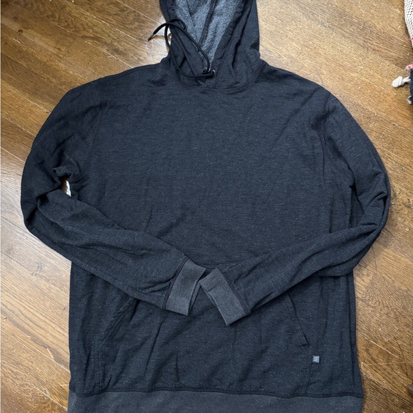 Free Fly Men's Black Hoodie Shirt L/XL - Picture 1 of 2
